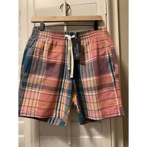 Vineyard Vines New $89 Men's Madras Shorts Cayman Plaid 7"‎ X-Small 30" Waist